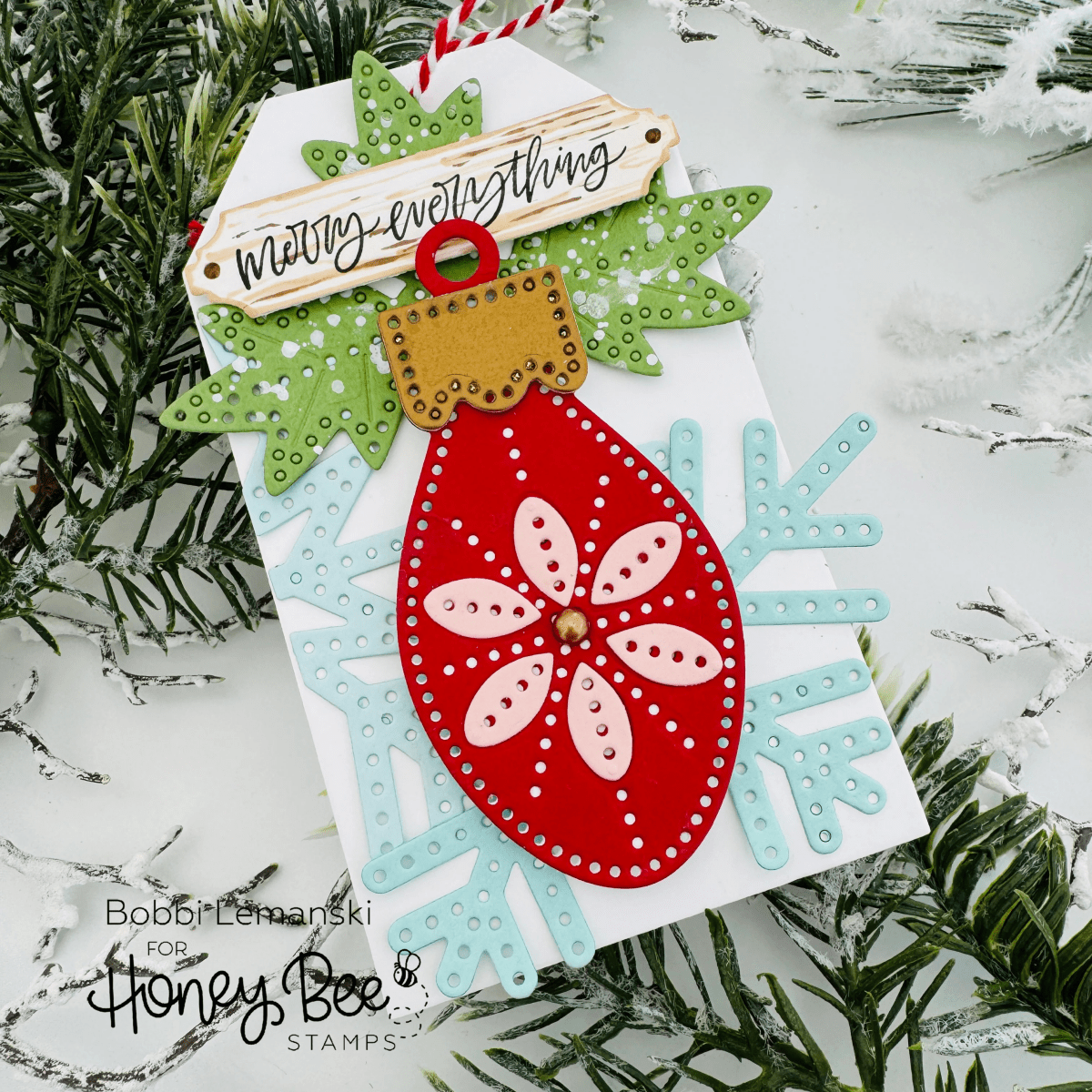 In Stitches: Ornament - Honey Cuts - Stand - Alone Dies - Honey Bee Stamps