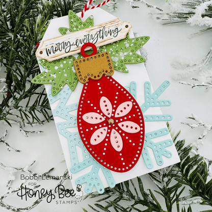In Stitches: Ornament - Honey Cuts - Stand - Alone Dies - Honey Bee Stamps