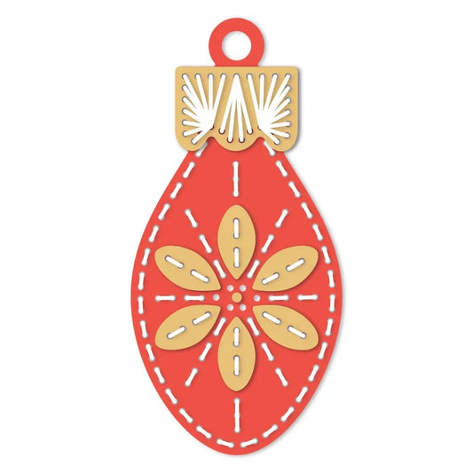 In Stitches: Ornament - Honey Cuts - Stand - Alone Dies - Honey Bee Stamps
