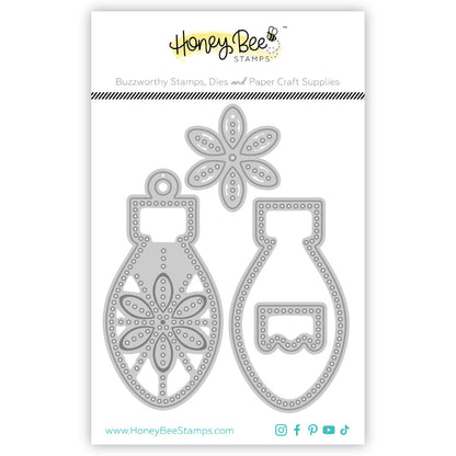 In Stitches: Ornament - Honey Cuts - Stand - Alone Dies - Honey Bee Stamps