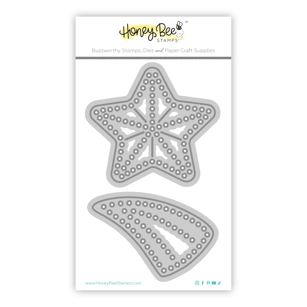 In Stitches: Shooting Star - Honey Cuts - Stand - Alone Dies - Honey Bee Stamps