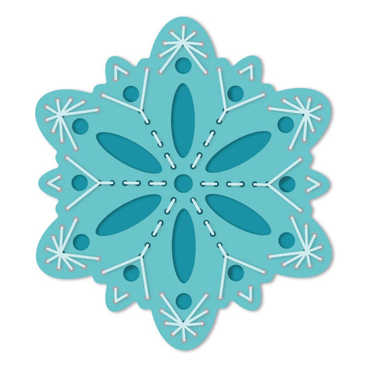 In Stitches: Snowflake - Honey Cuts - Stand - Alone Dies - Honey Bee Stamps