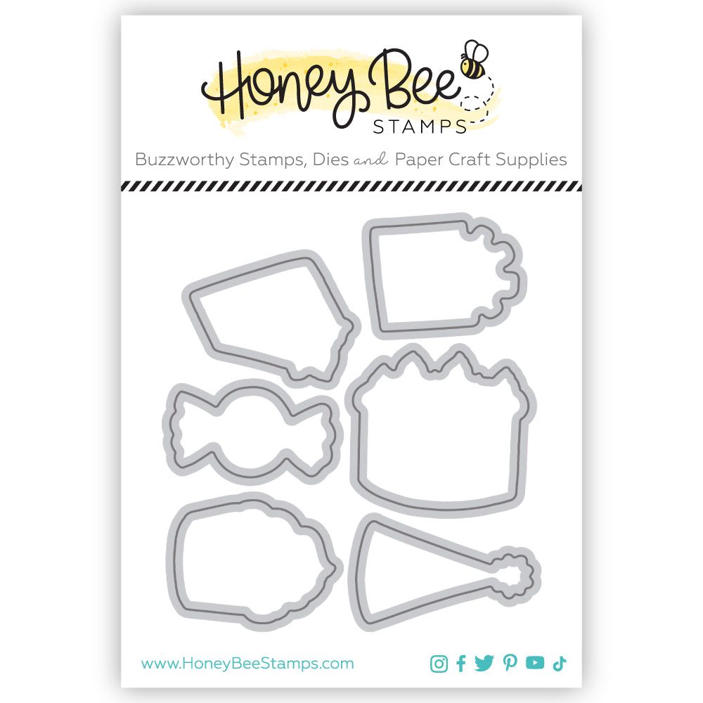 It's A Party - Honey Cuts - Stand - Alone Dies - Honey Bee Stamps