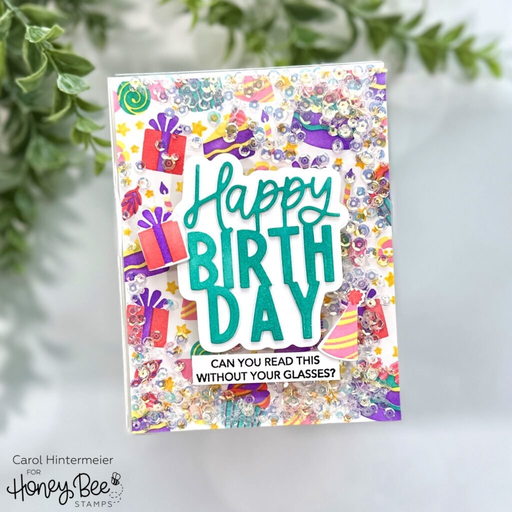 It's A Party - Set of 6 - 6"x6" Coordinating Stencils - Honey Bee Stamps