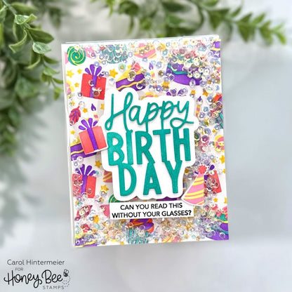 It's A Party - Set of 6 - 6"x6" Coordinating Stencils - Honey Bee Stamps