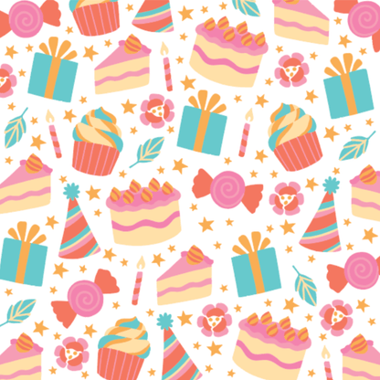 It's A Party - Set of 6 - 6"x6" Coordinating Stencils - Honey Bee Stamps