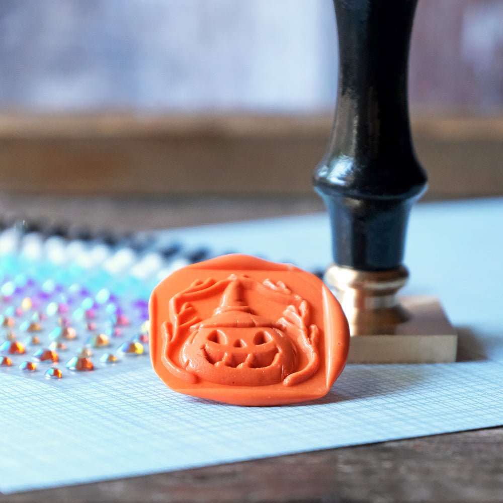 Jack - o - Lantern - Wax Stamper - Honey Bee Stamps