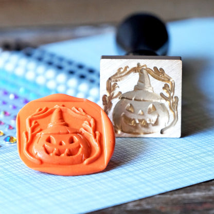 Jack - o - Lantern - Wax Stamper - Honey Bee Stamps