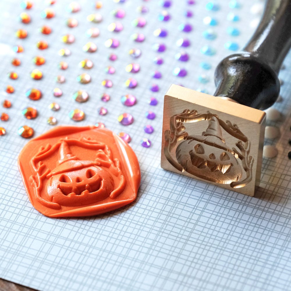 Jack - o - Lantern - Wax Stamper - Honey Bee Stamps