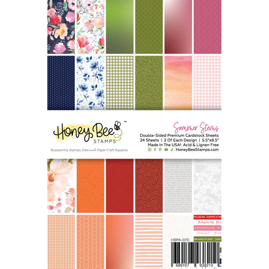 July 2026 - All New Printed Paper Packs and Coordinating Solid Cardstock - Honey Bee Stamps