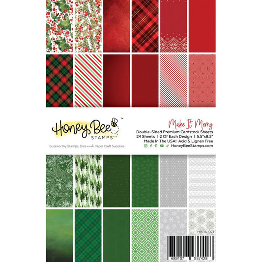July 2026 - All New Printed Paper Packs and Coordinating Solid Cardstock - Honey Bee Stamps