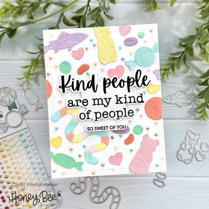 Kind People - 3x4 Photopolymer Stamp Set - Honey Bee Stamps