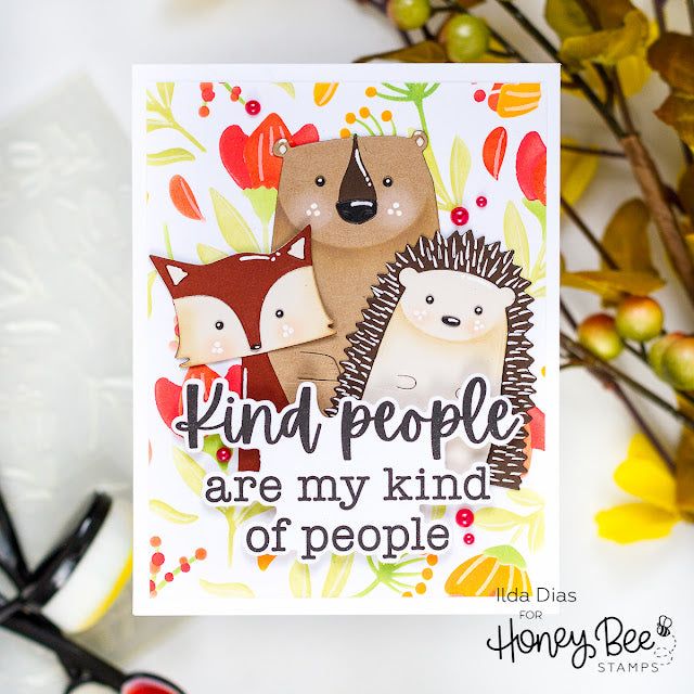 Kind People - 3x4 Stamp Set - Honey Bee Stamps