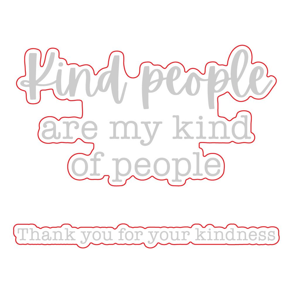 Kind People - Honey Cuts - Coordinating Dies - Honey Bee Stamps