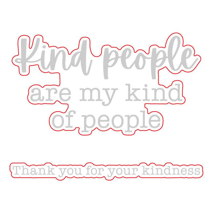 Kind People - Honey Cuts - Coordinating Dies - Honey Bee Stamps