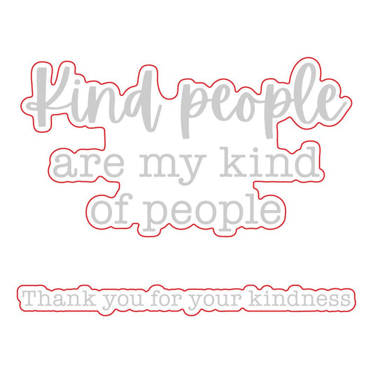 Kind People - Honey Cuts - Coordinating Dies - Honey Bee Stamps
