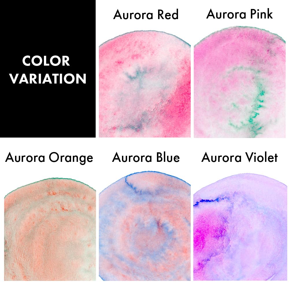 Kuretake Gansai Tambi Watercolor 5 pc Paint Pan Set - Granulating Colors - Honey Bee Stamps