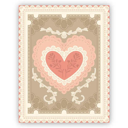 Lace Heart Layering Frames - Honey Cuts - Honey Bee Stamps