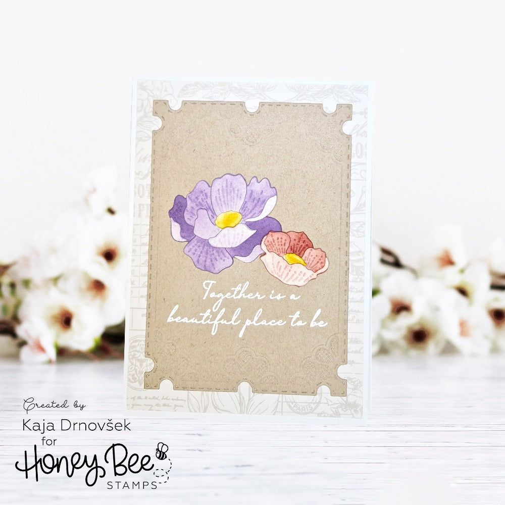 Lace Heart Layering Frames - Honey Cuts - Stand - Alone Dies - Honey Bee Stamps