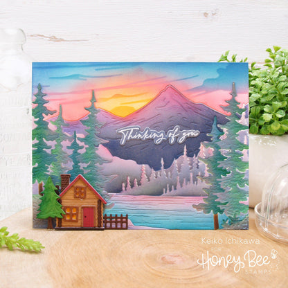 Lakeside Scene Builder - Honey Cuts - Honey Bee Stamps