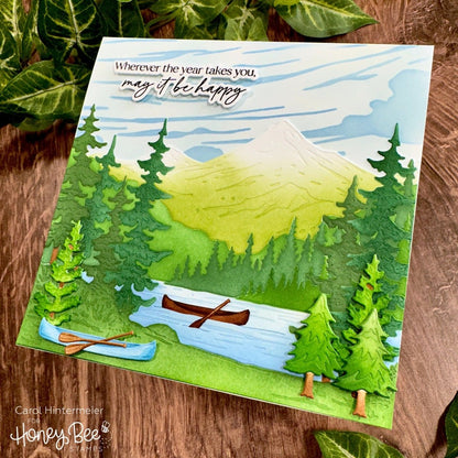 Lakeside Scene Builder - Honey Cuts - Stand - Alone Dies - Honey Bee Stamps