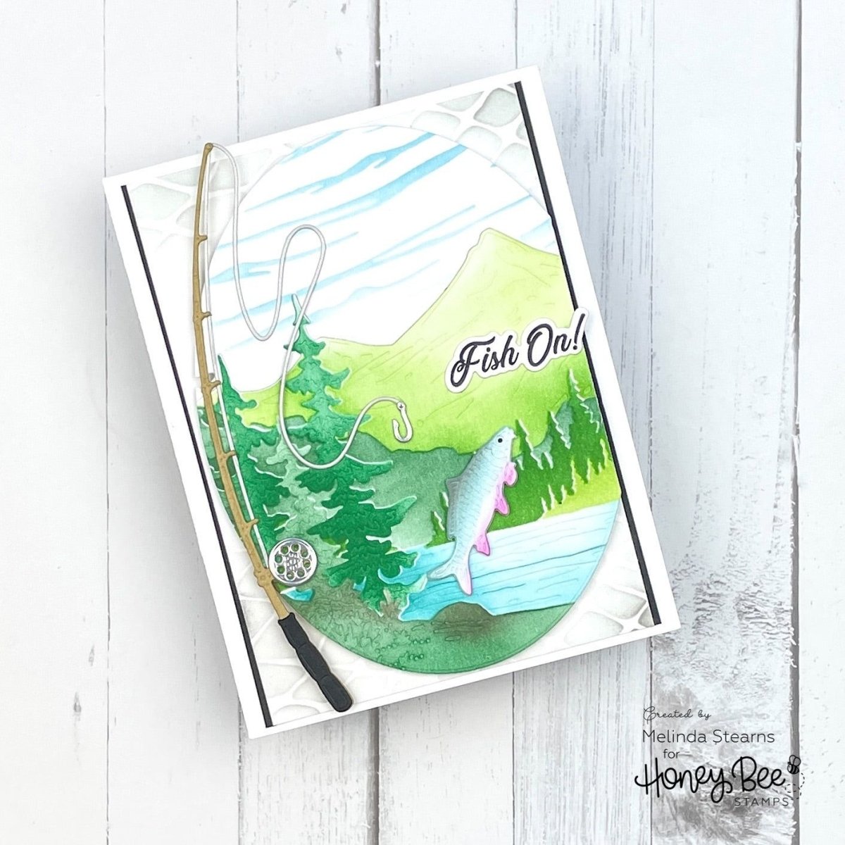 Lakeside Scene Builder - Honey Cuts - Stand - Alone Dies - Honey Bee Stamps