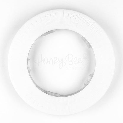 Lazy Susan Spinner For Layer Cake and Ringtoss Brush Holder and more - White - Honey Bee Stamps