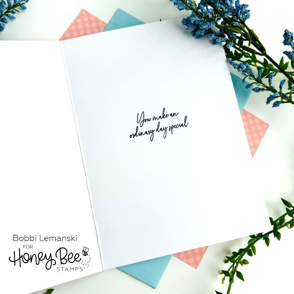 Lean on Each Other - 6x6 Photopolymer Stamp Set - Honey Bee Stamps