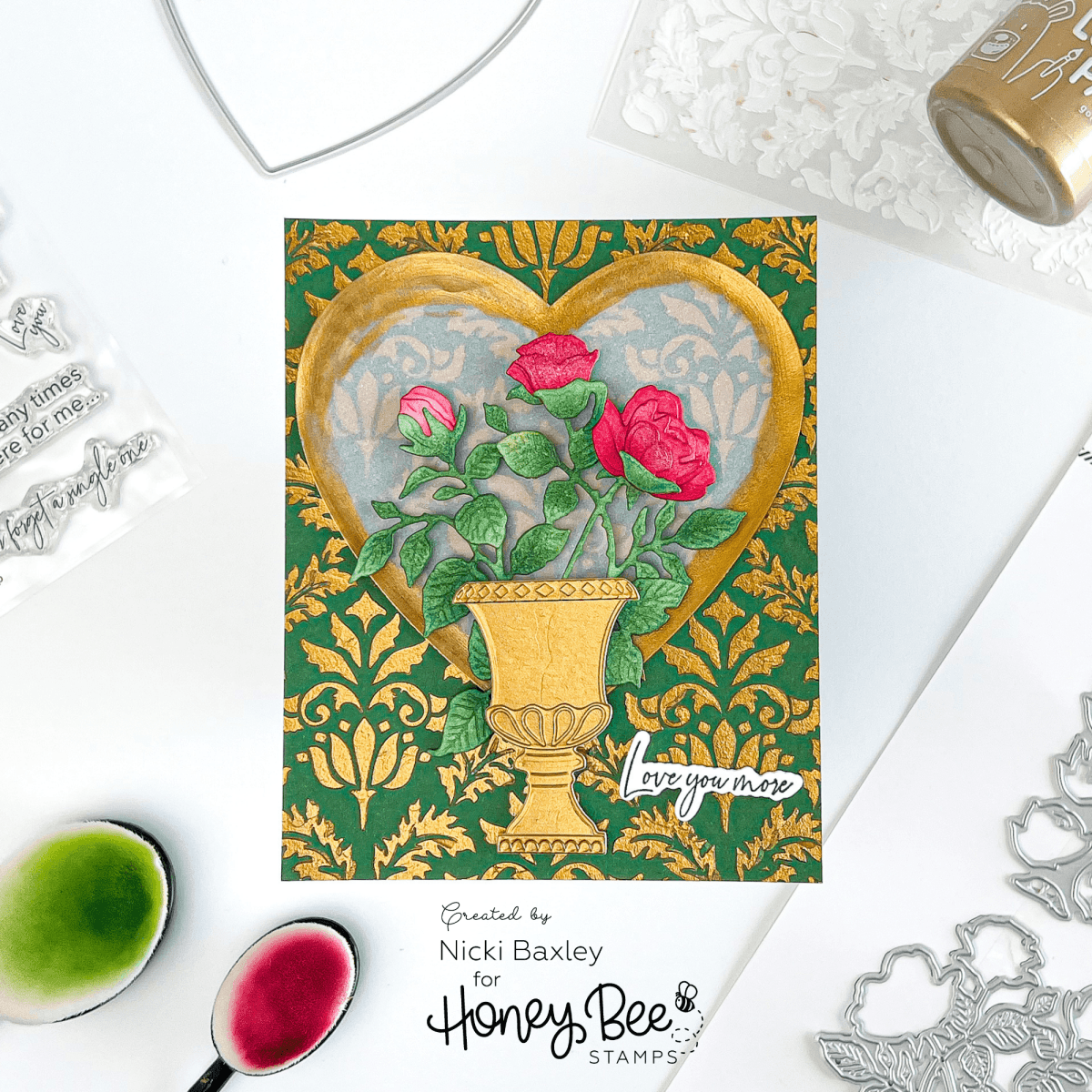 Lean on Each Other - Honey Cuts - Coordinating Dies - Honey Bee Stamps