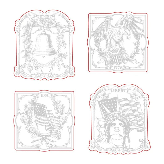 Let Freedom Ring - Honey Cuts - Coordinating Dies - Honey Bee Stamps