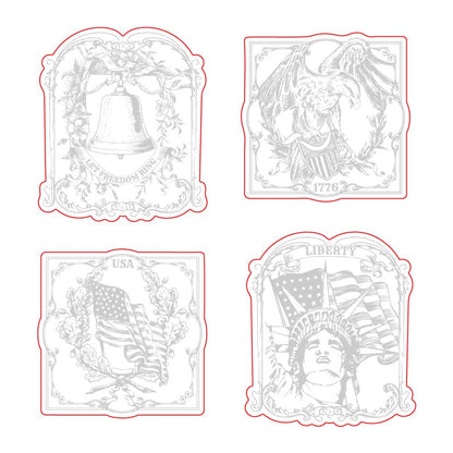 Let Freedom Ring - Honey Cuts - Coordinating Dies - Honey Bee Stamps