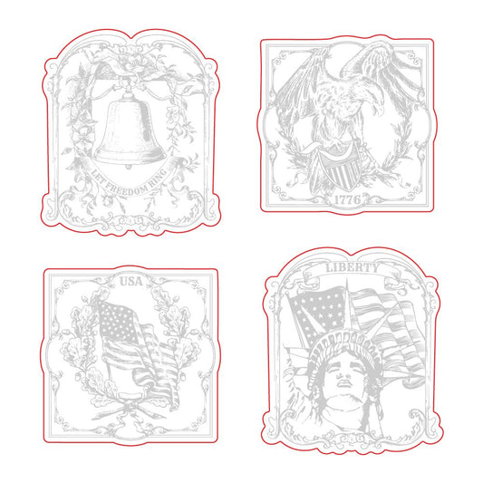 Let Freedom Ring - Honey Cuts - Coordinating Dies - Honey Bee Stamps