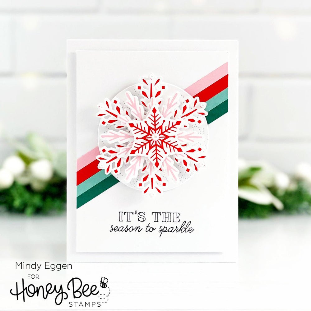 Let It Snow - 6x8 Photopolymer Stamp Set - Honey Bee Stamps