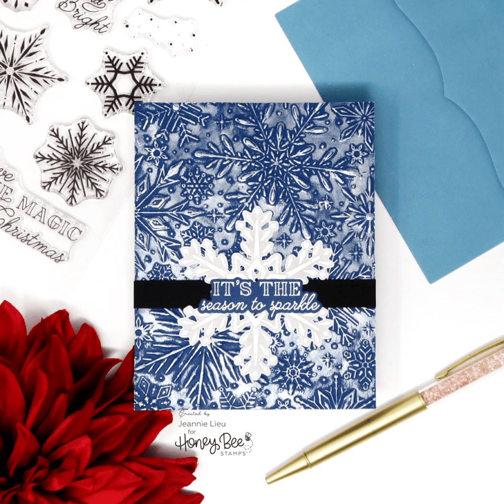 Let It Snow - 6x8 Photopolymer Stamp Set - Honey Bee Stamps