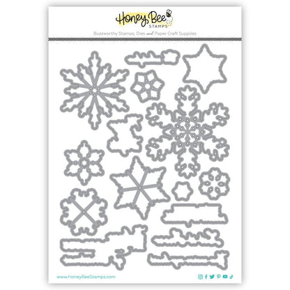 Let It Snow - Honey Cuts - Coordinating Dies - Honey Bee Stamps