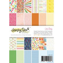 Let's Party Paper Pad 6x8.5 - 24 Double Sided Sheets - Honey Bee Stamps