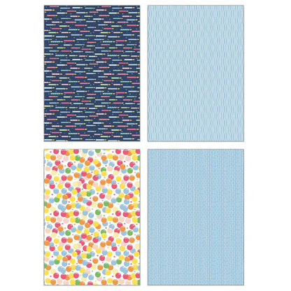 Let's Party Paper Pad 6x8.5 - 24 Double - Sided Sheets - Honey Bee Stamps