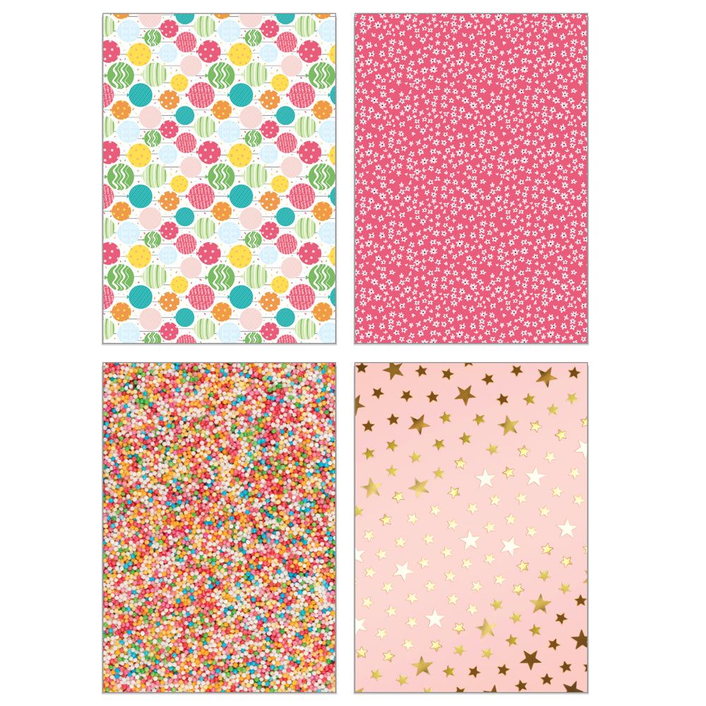 Let's Party Paper Pad 6x8.5 - 24 Double - Sided Sheets - Honey Bee Stamps