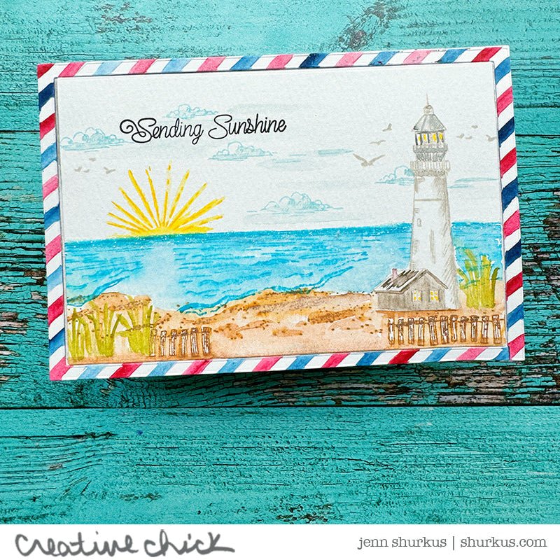 Light The Way - 6x6 Photopolymer Stamp Set - Honey Bee Stamps