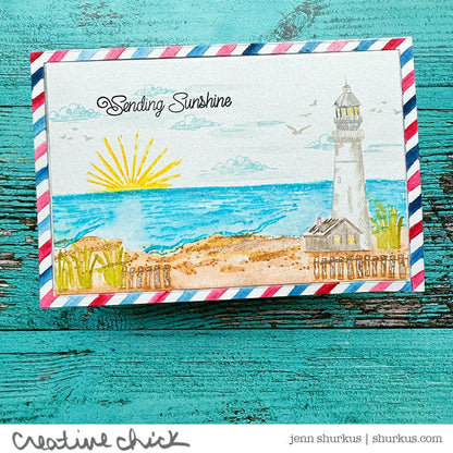 Light The Way - 6x6 Photopolymer Stamp Set - Honey Bee Stamps