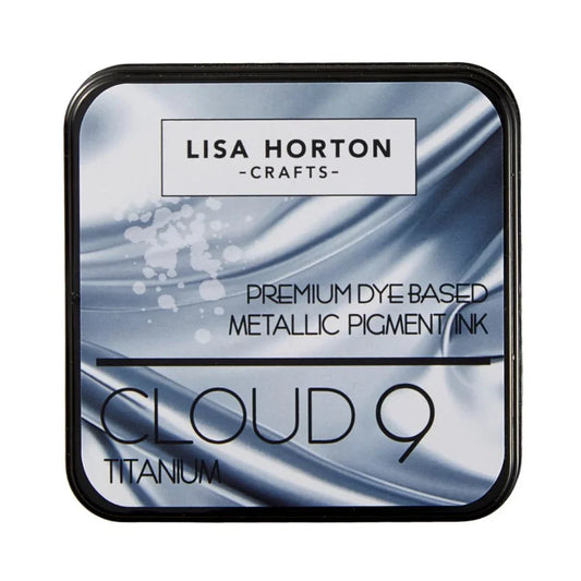 Lisa Horton Crafts Cloud 9 Metallic Ink Pad - Titanium - Honey Bee Stamps