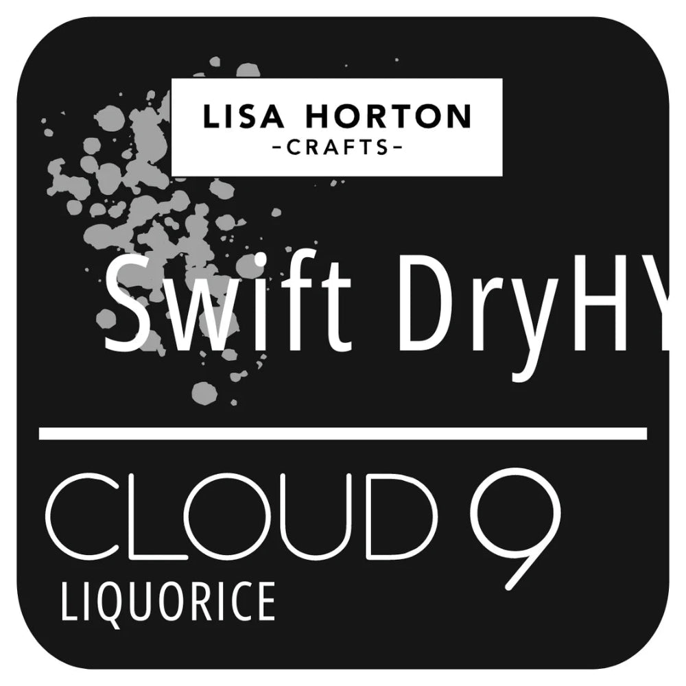 Lisa Horton Crafts Swift Dry Stamping Ink Cloud 9 - Liquorice - Honey Bee Stamps