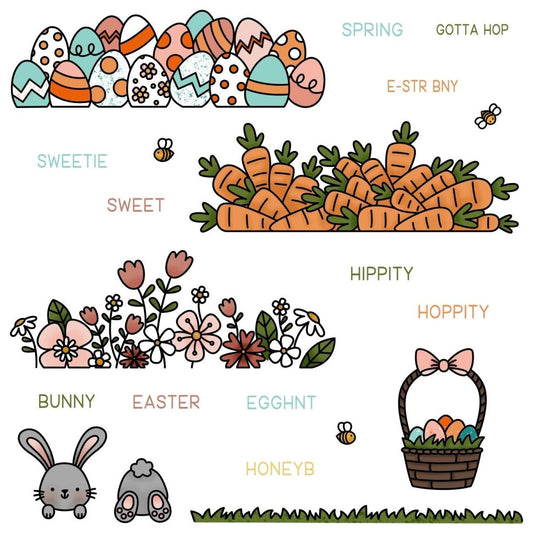 Loads Of Spring - 4x6 Photopolymer Stamp Set - Honey Bee Stamps