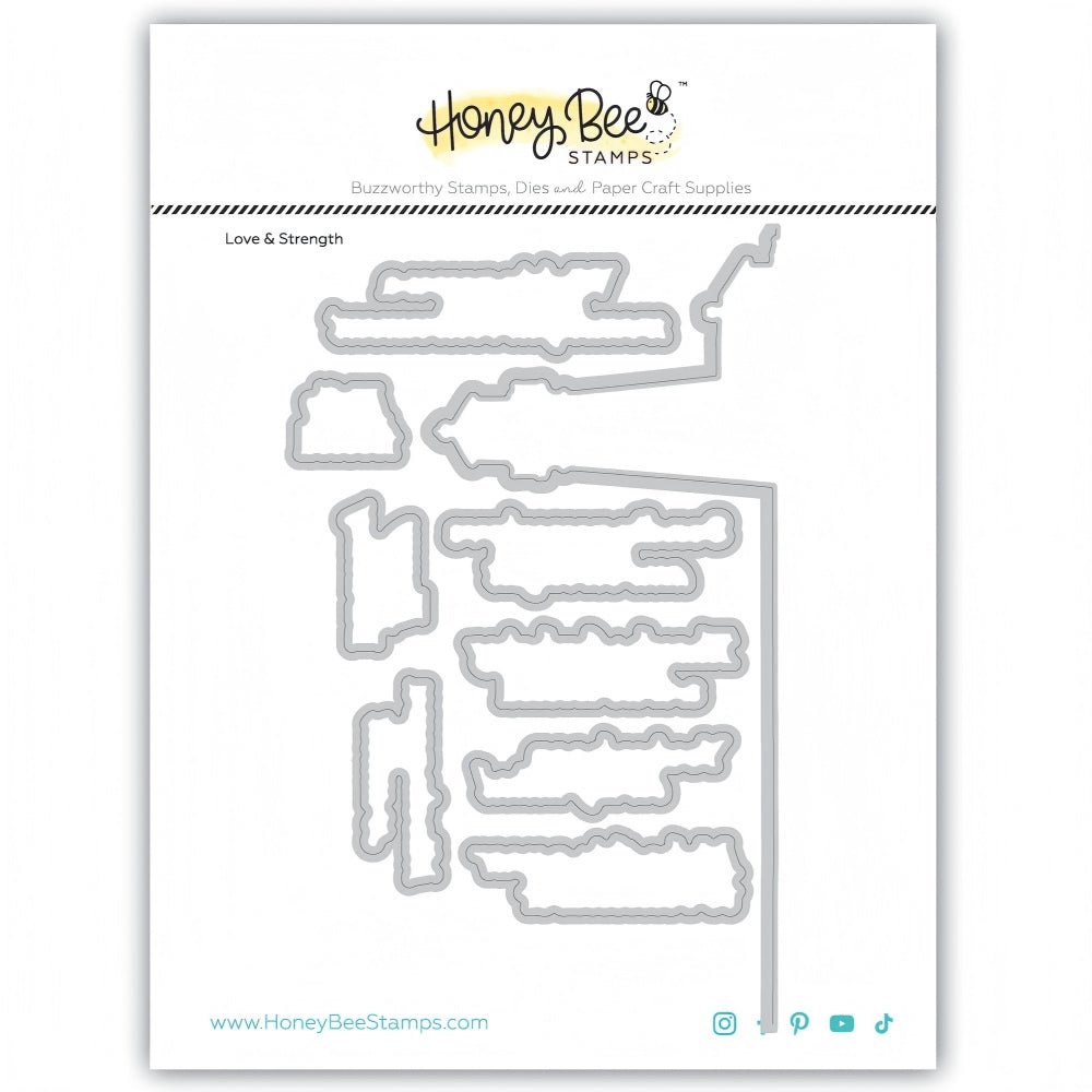Love And Strength Card Kit - Exclusive and Limited Edition! - Honey Bee Stamps