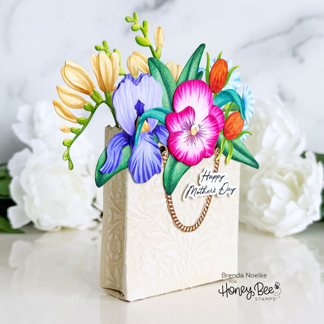 Lovely Layers: 3D Pop - Up Bag - Honey Cuts Stand - Alone Dies - Honey Bee Stamps