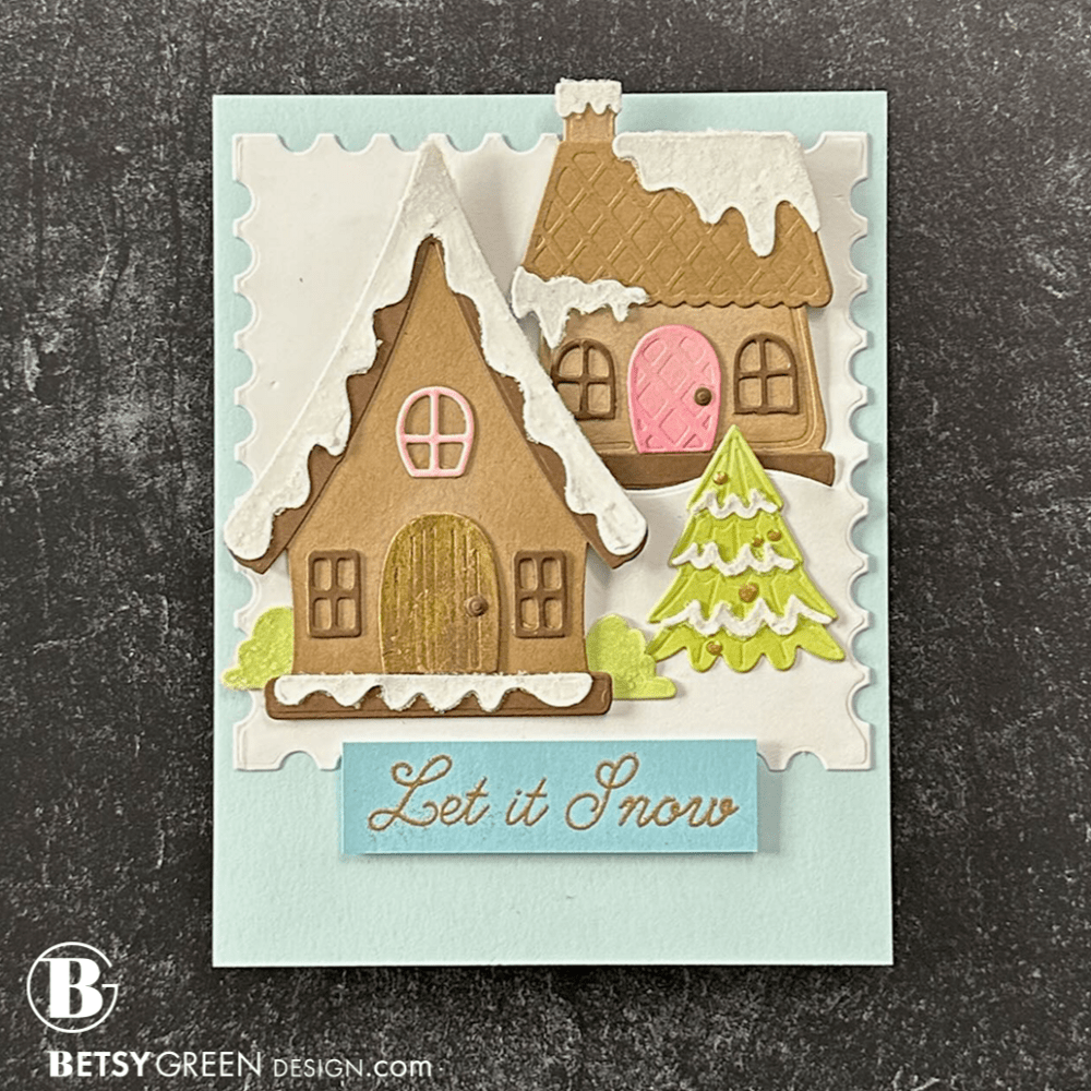 Lovely Layers: Alice's Gingerbread Lane - Honey Cuts - Stand - Alone Dies - Honey Bee Stamps