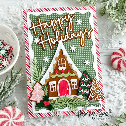 Lovely Layers: Alice's Gingerbread Lane - Honey Cuts - Stand - Alone Dies - Honey Bee Stamps