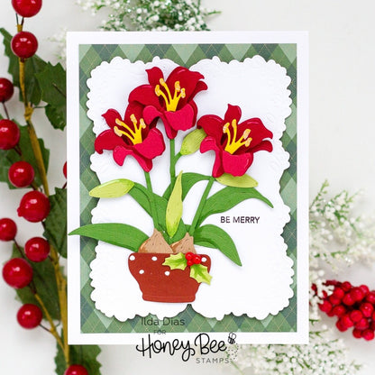 Lovely Layers: Amaryllis - Honey Cuts - Stand - Alone Dies - Honey Bee Stamps