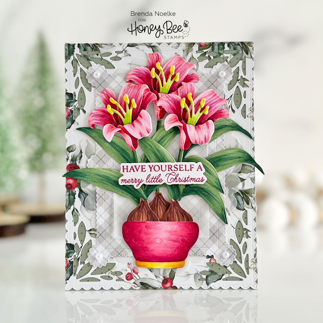 Lovely Layers: Amaryllis - Honey Cuts - Stand - Alone Dies - Honey Bee Stamps