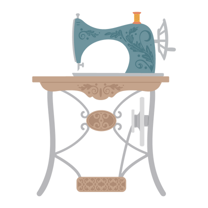 Lovely Layers: Antique Sewing Table - Honey Cuts - Stand - Alone Dies - Honey Bee Stamps